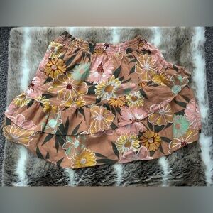 NWT ROXY Sise Medium Floral Skirt